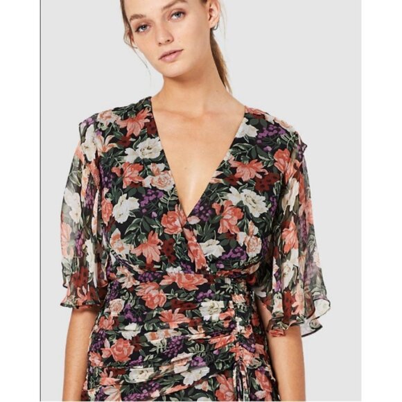 💕STEVIE MAY💕 Serendipity Mini Dress Dark Paradiso Small S NWT - Picture 7 of 17